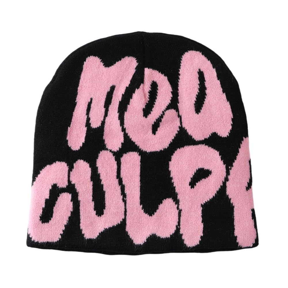 YUERFEILA Y2K Beanies Spider Web Pattern Beanie Wool Knit Skull Cap Winter Streetwear Outdoor Hats for Women Man Teenagers - Review, Price and Buying Guide