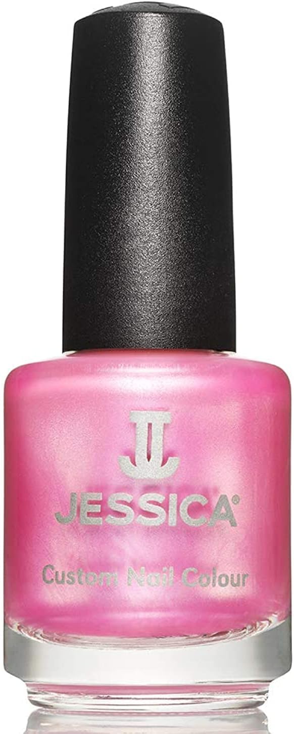 JESSICA Custom Colour Nail Polish | Award-Winning Polish | Strengthening Nail Polish, Long Lasting Nail Varnish | Chip-Resistant & Hard-Wearing for Salon-Quality Finish | Kensington Rose | 14.8ml