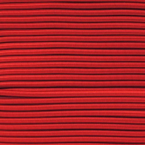 Gold Imperial Red Stripe 550 Paracord - Spools | Paracord Planet West Coast Paracord ナイロンショックコード – 直径3/16インチ(インペリアルレッド、10フィート)。
