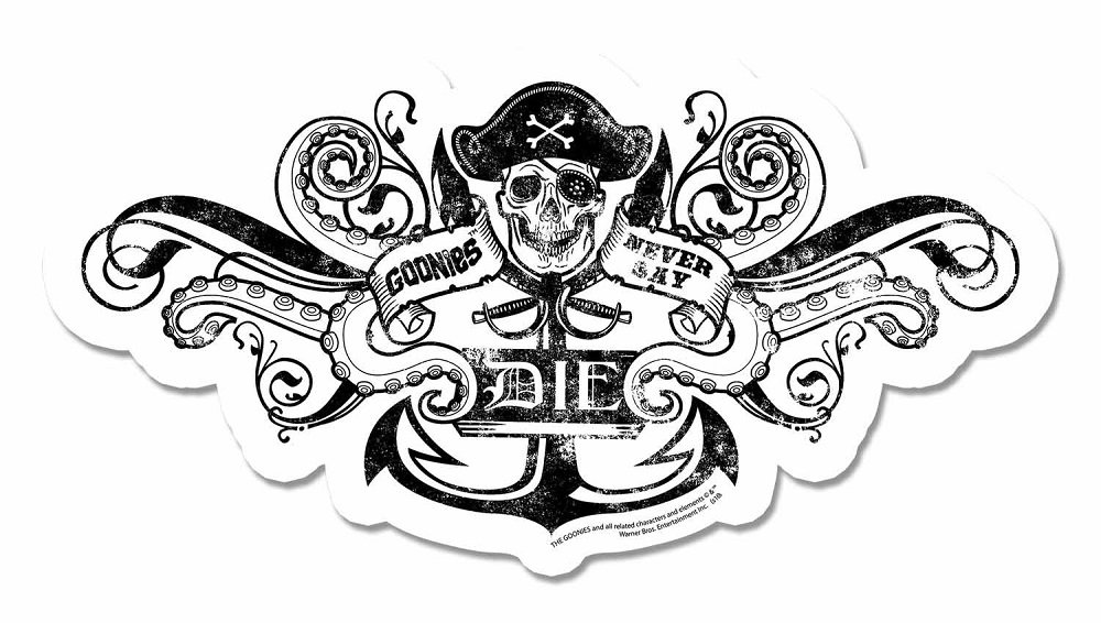 STAR CUTOUTS “The Goonies Never Say Die” Wall Art Cardboard Display – Classic 80s Movie Fan Decoration for Bedrooms & Games Rooms