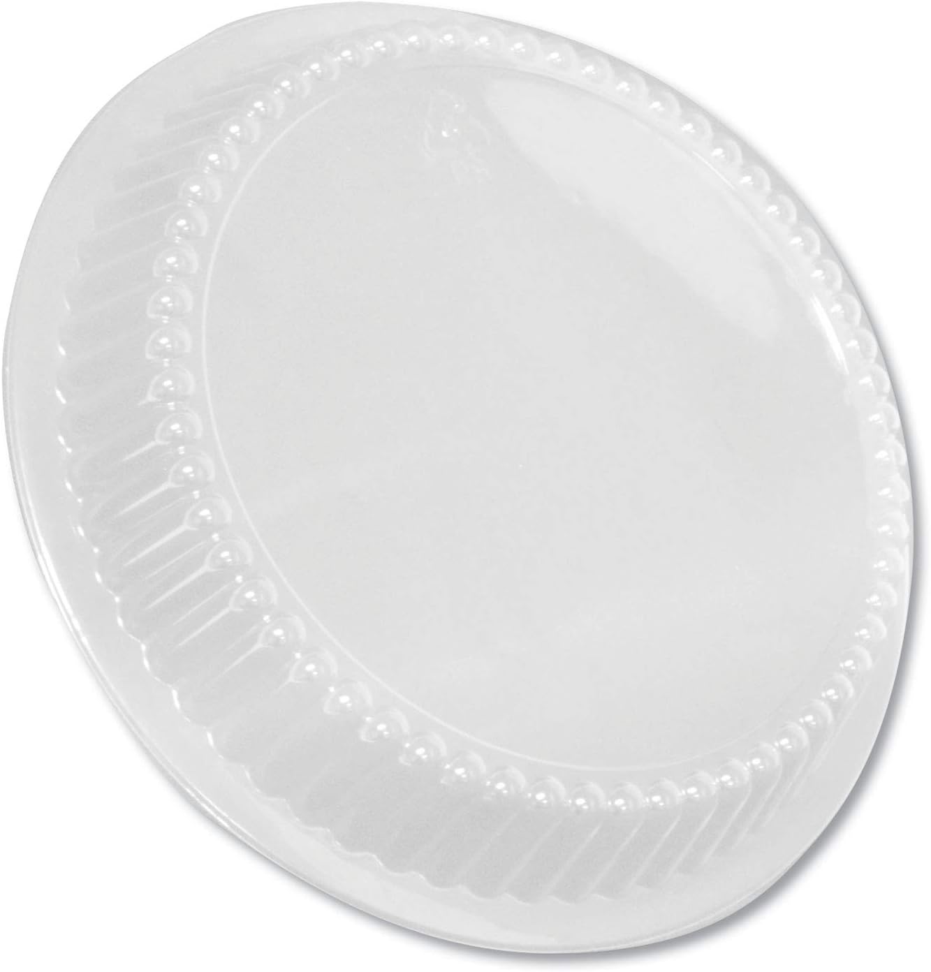 Durable Packaging - P280500 Plastic Dome Lid for Round Disposable Pan, 8" (Pack of 500)