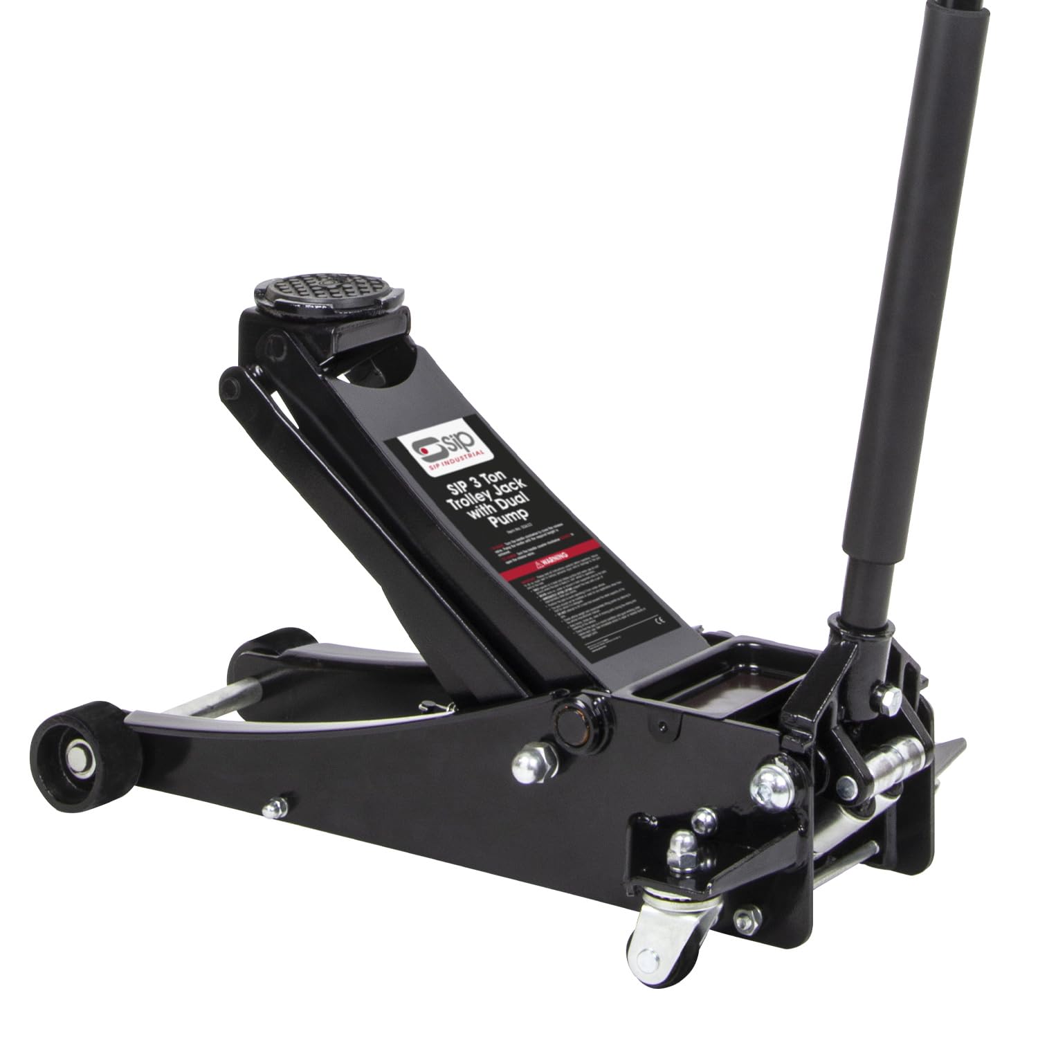 SIP 3 Ton Low Profile Trolley Jack Steel Hydraulic Floor Jack Lift 70-508mm Car Garage Workshop