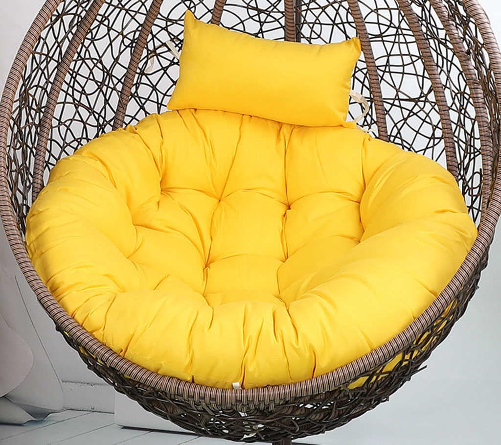 LXJBBD egg Garden Chair Cushion - Washable Hanging Mat Pads Replacement, Indoor Outdoor Swing Chair Cushion