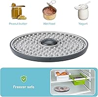 Vista 4 de Avont Tapete para lamer para perros y gatos, tapete para lamer jaula de perros y gatos, alimentador lento para alimentos húmedos, almohadilla