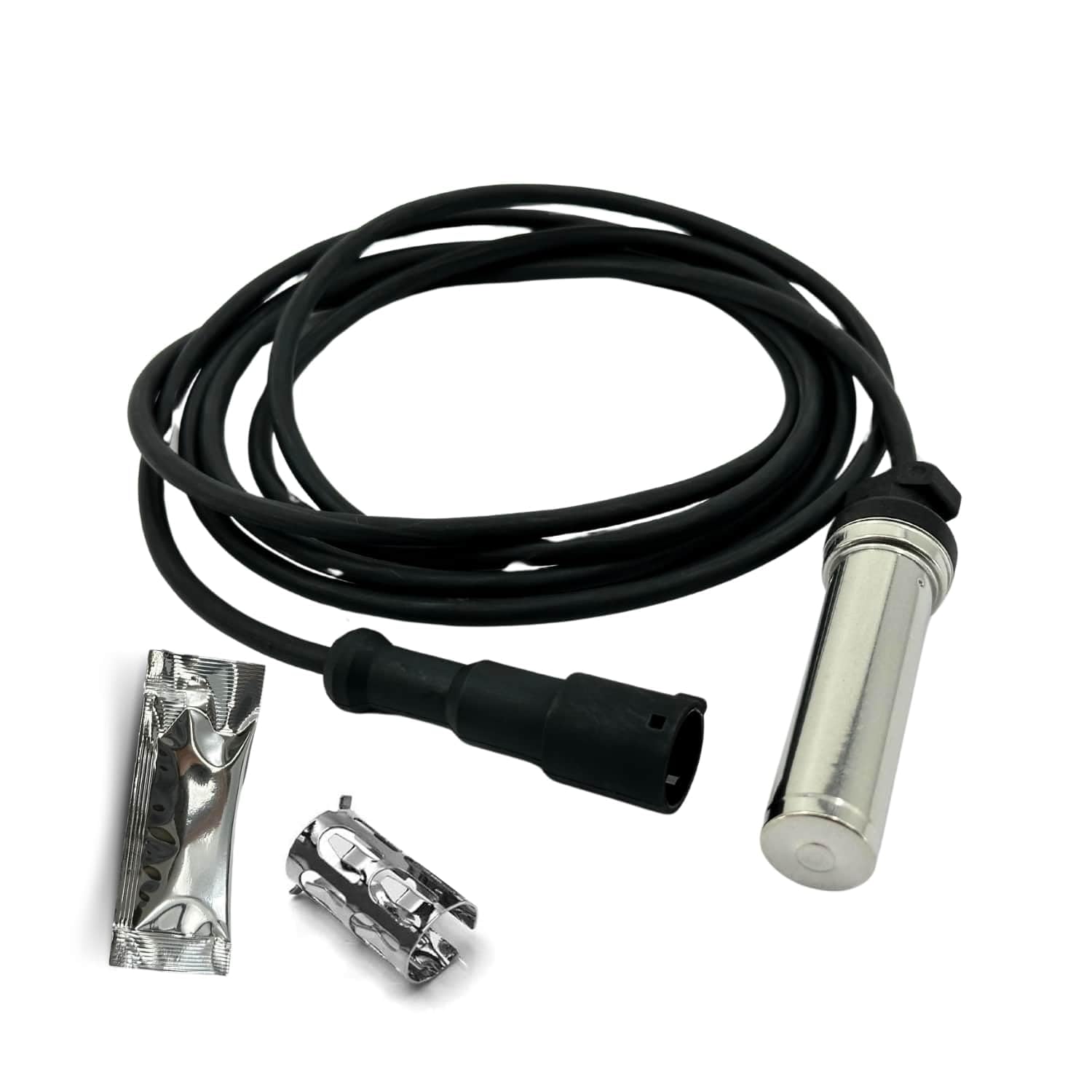 TORQUE 5.6 ft Straight Heavy Duty ABS Sensor Kit Replaces Meritor Wabco R955329,R955338,S4410329000,4410309082 Freightliner TDA R955329 (TR955329)