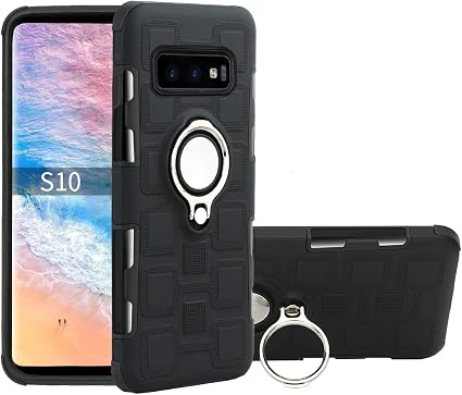 Amazon Co Jp Galaxy S10 Sc 03l ケース耐衝撃 人気 サムスン ギャラクシー S 10 10s スマホケース 対応 保護 ケース リング スタンド付き スタンド アーマー Samsung Galaxys10 携帯 カバー 専用 指紋防止 ハード Glaxay Ss10 Scv41 バンパー 衝撃吸収 6 1 インチ 黒