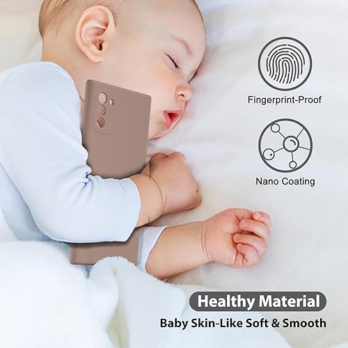 Miniatura 6 de oakxco Funda de silicona líquida diseñada para Samsung Galaxy Note 10, bonita funda de gel de TPU suave delgada y delgada para mujeres y niñas,