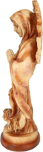 Miniatura 5 de Ebros Gift Escultura católica inspiradora de Nuestra Señora de Guadalupe en acabado de madera sintética, 14 pulgadas de alto, figura de resina