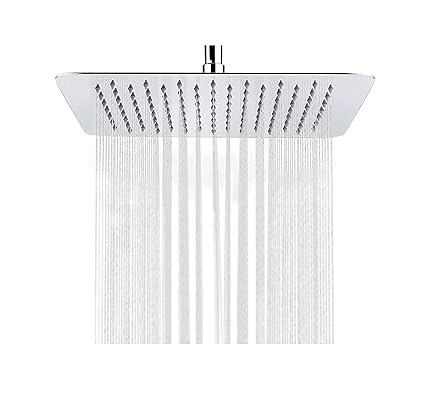 MYRS GOLD Stainless Steel UltraSlim 8 Inches Over Head Rain Shower 8