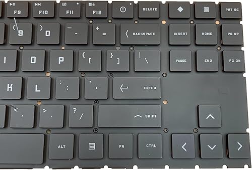 Miniatura 5 de Teclado retroiluminado con diseño de EE. UU. para HP OMEN 15 (teclado x 1, conectividad USB, compatible con TPN-Q238, TPN-Q236, TPN-Q265, TPN-Q267,