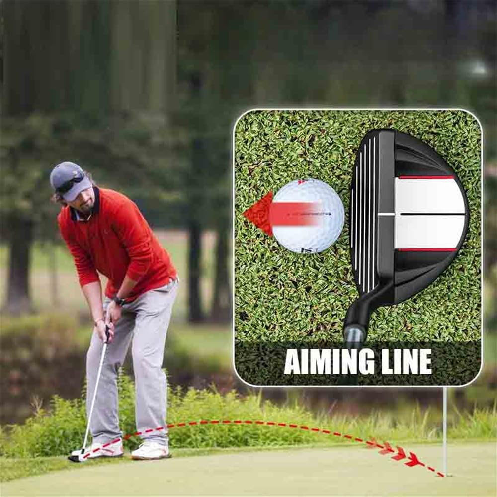 Putter de golf de acero para hombres y mujeres, cuña de arena, para lanzar cuña, putters de golf