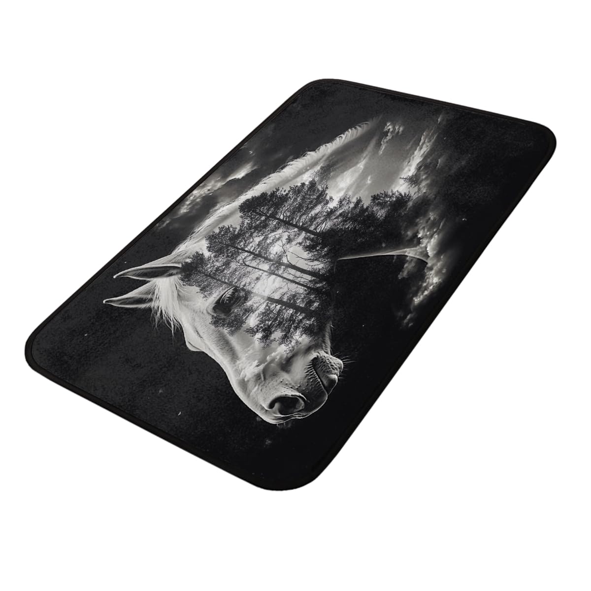 Tapis de sol antidérapant Mexpekil impression haute définition 100x50