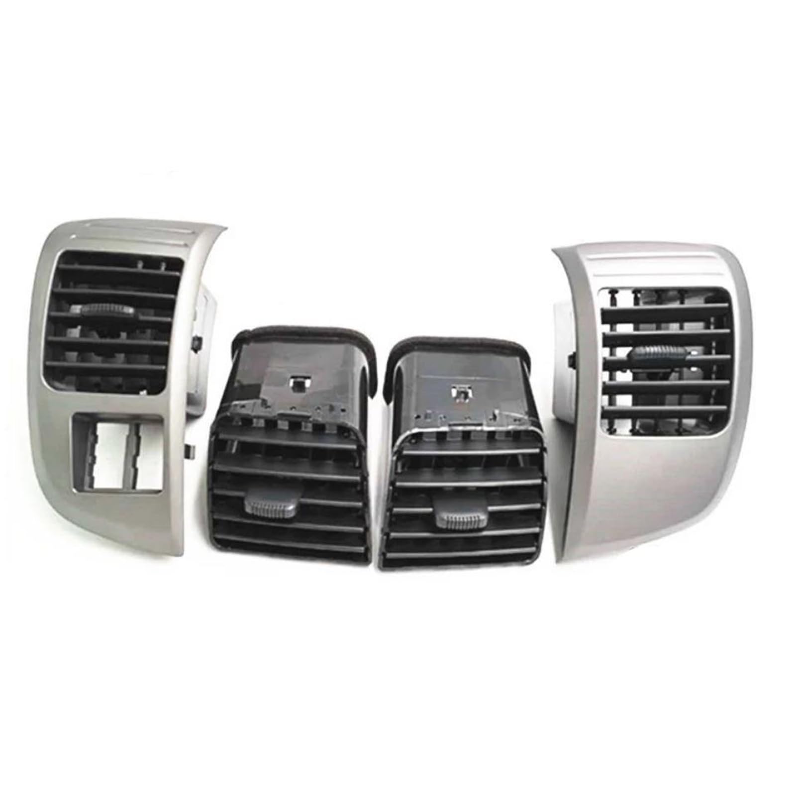 Qwqnxz One Color Dashboard Air Vent For Air Vent Outlet Plate Frame Panel Conditioner Dashboard(1 Set(4Pcs))
