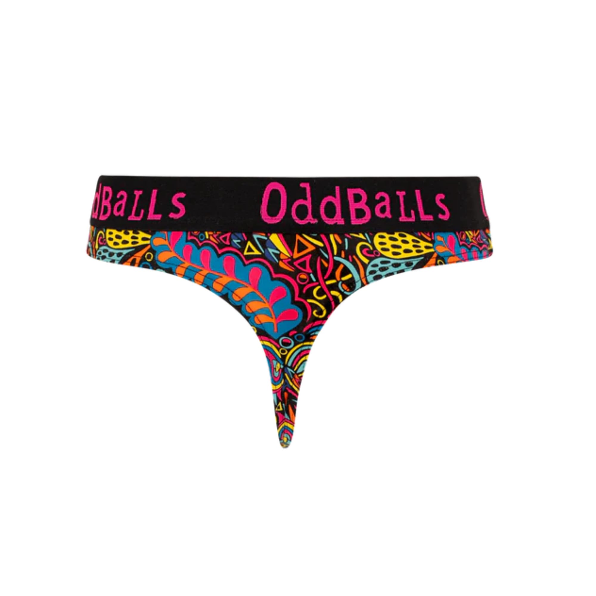 Oddballs Women's Enchanted | Thongs | 1 Pack | Underwear | Knickers | Cotton Thong | | Size 6