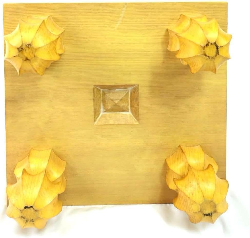 囲碁セット品 碁盤 本榧 ヘソ付 脚付 蛤石 那智黒石 檜製