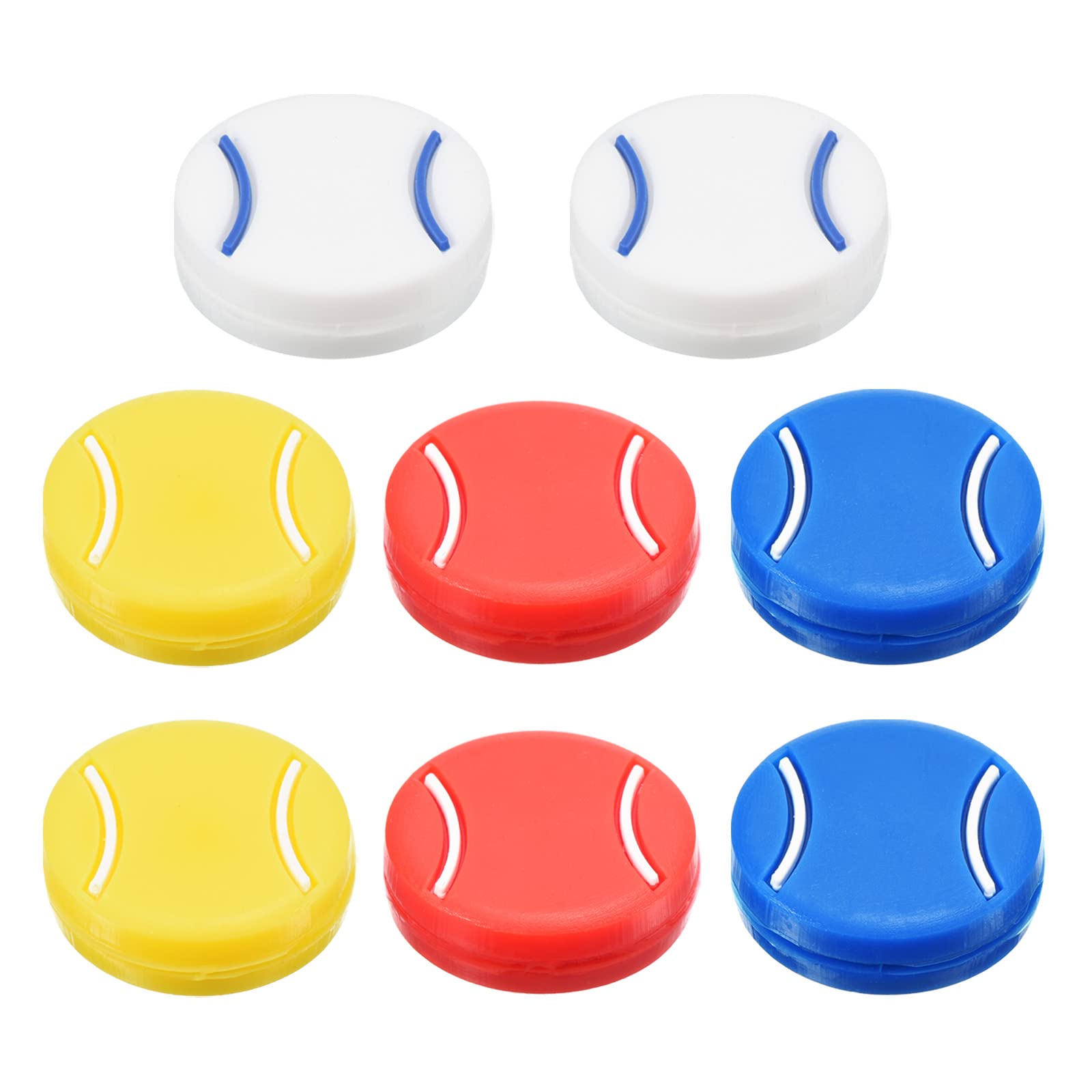 PATIKIL Amortisseur De Vibrations Pour Tennis – Lot De 4 En Silicone Rond, Rose, Facile à Installer