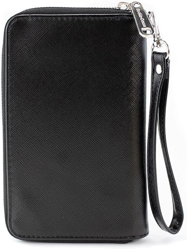 Miniatura 5 de Buckle-Down Billetera de películas, cremallera alrededor, Willy Wonka and the Chocolate Factory Wonka Bar Wrapper Logo, cuero vegano, Marrón, Casual