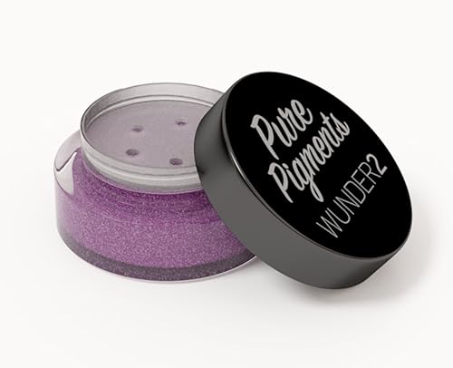WUNDERBROW Pure Pigments Polvo de color suelto ultrafino para maquillaje de ojos, campo de lavanda, 0.04 onzas