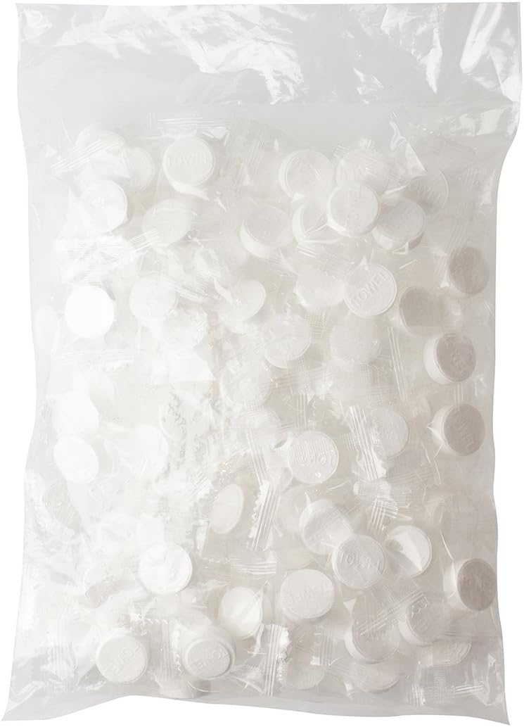 Disposable Compressed Travel Towel Flannels (100 Pack)