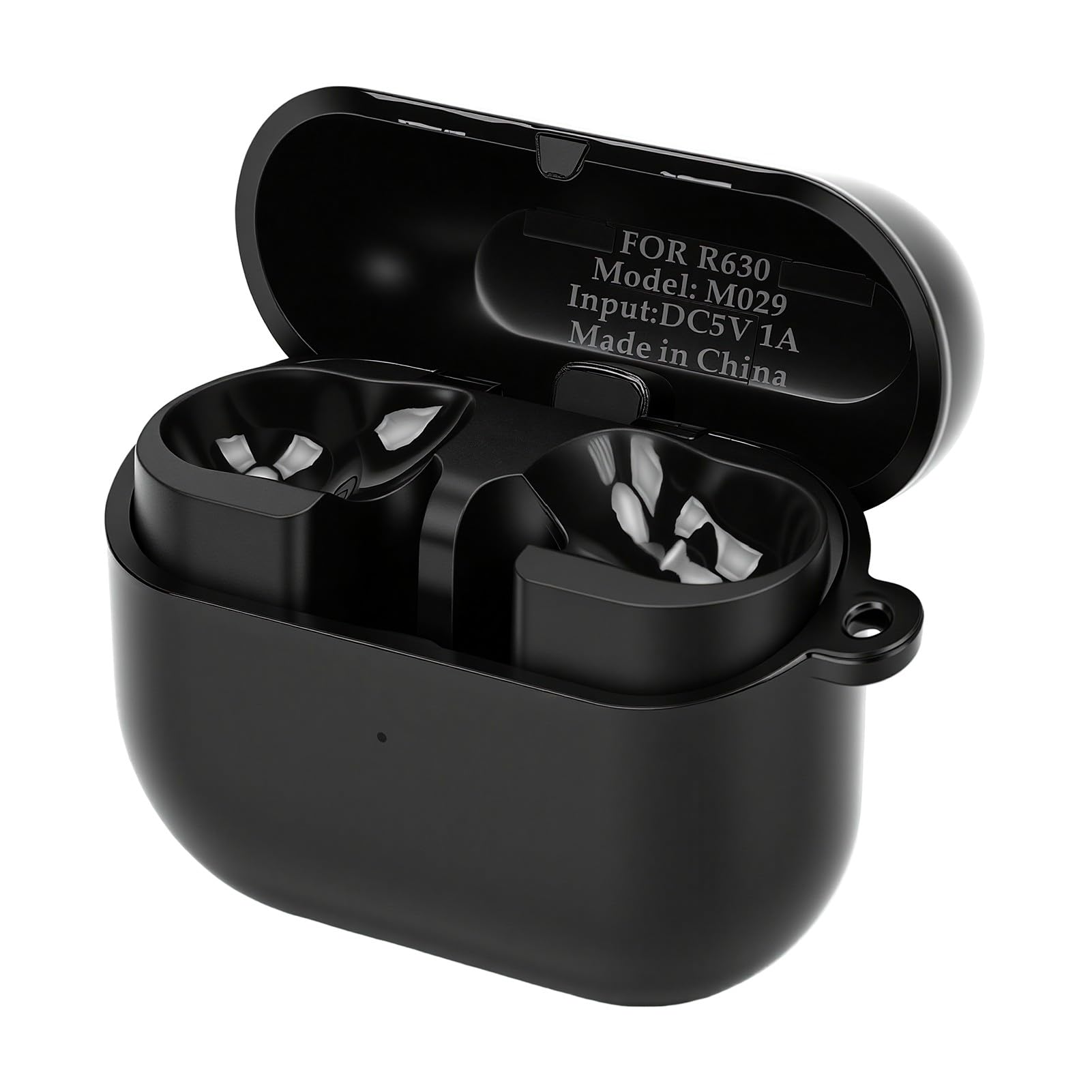 Cryfokt Auto Pairing Charging Case for Buds (BLACK) | Capacità di 590 mAh, ABS e PC leggeri, connettività senza soluzione di continuità, ideale per l\'outdoor e i viaggi
