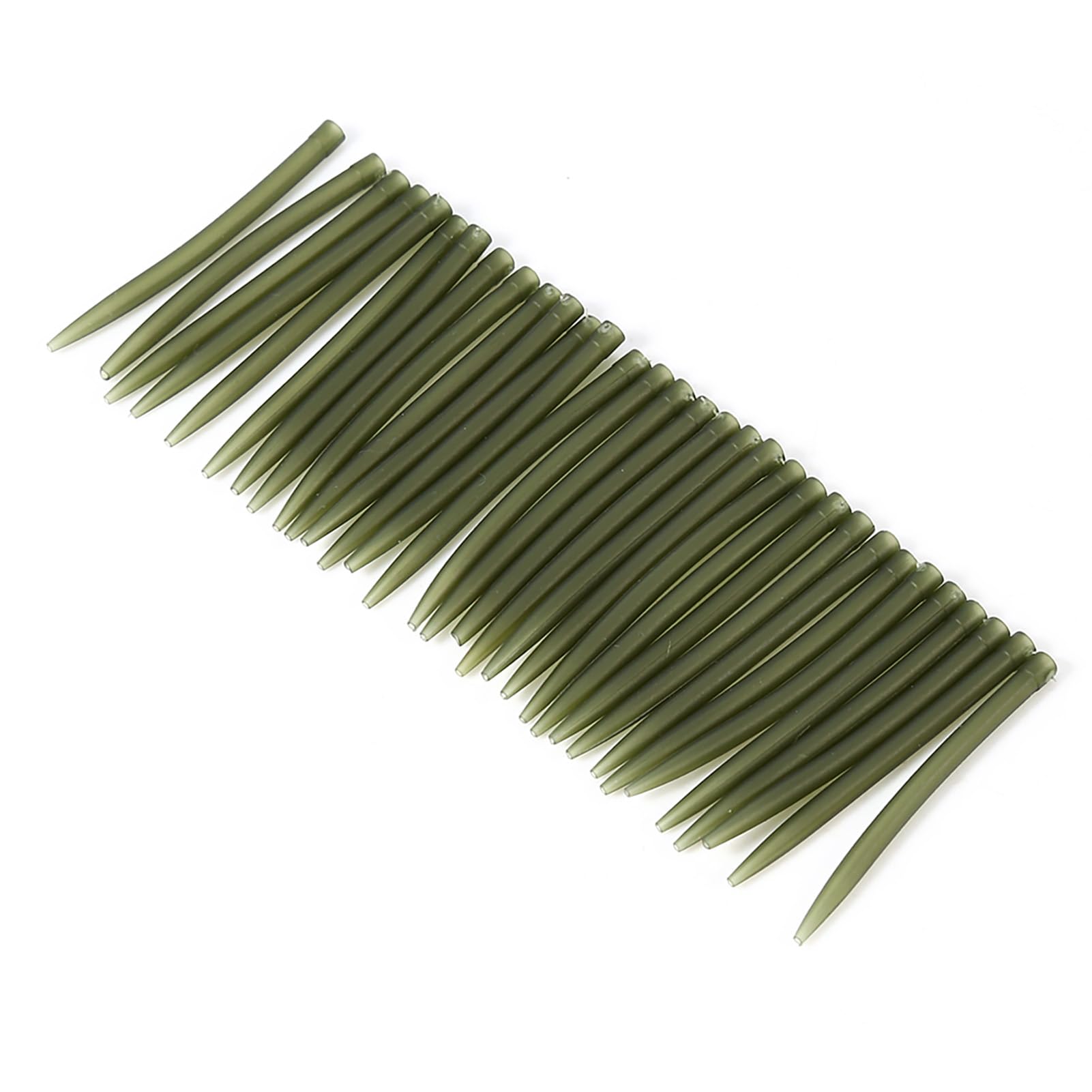 Manchons Anti-enchevêtrement pour Carpe Matériel de Pêche Résistance à l'usure Corrosion Vert Aligneur de Ligne Manchons de Pêche