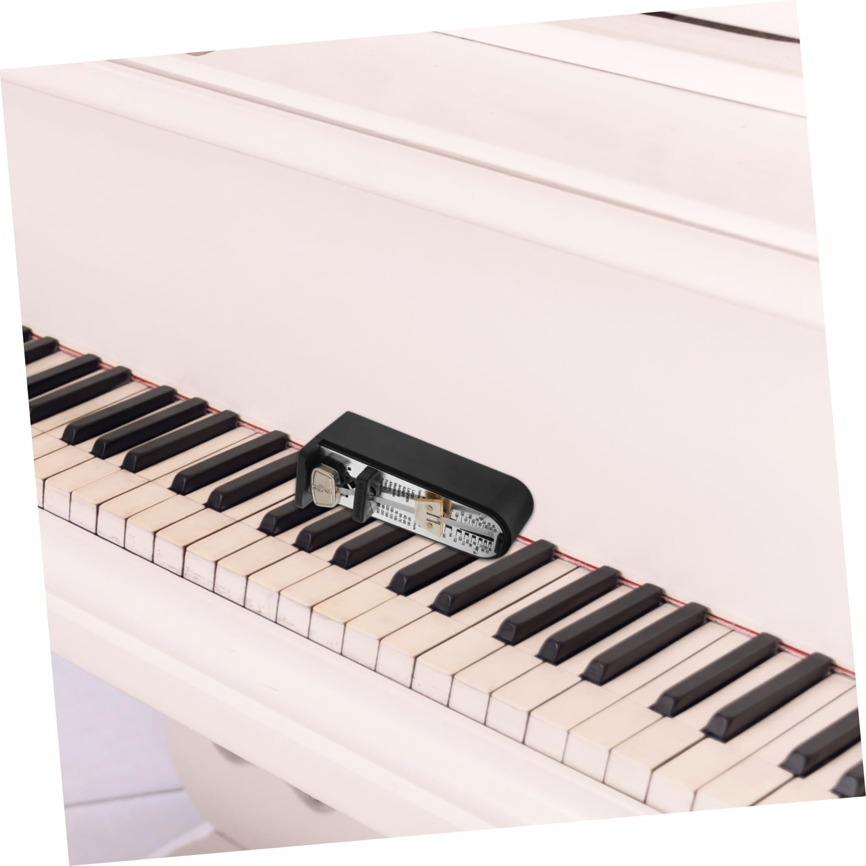 TOYANDONA Metrónomo Mecánico Preciso para Piano y Guitarra Material Abs y Metal, Compacto para Mejorar el Ritmo en Estilos Musicales Variados