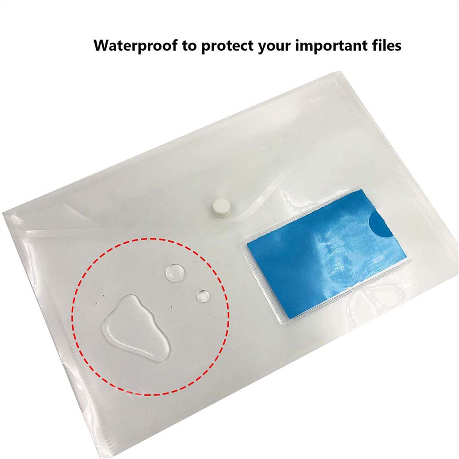Cartella portadocumenti， 15 pezzi/set cartelle in plastica trasparente A5/A4 borsa for documenti archiviazione for insegnanti strumenti for ufficio portadocumenti resistente all'acqua buste for archiv