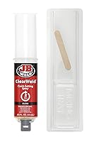 Vista 2 de J-B Weld 50112 Paquete de 6 jeringas ClearWeld de 0.85 onzas de epoxi de ajuste rápido, transparente