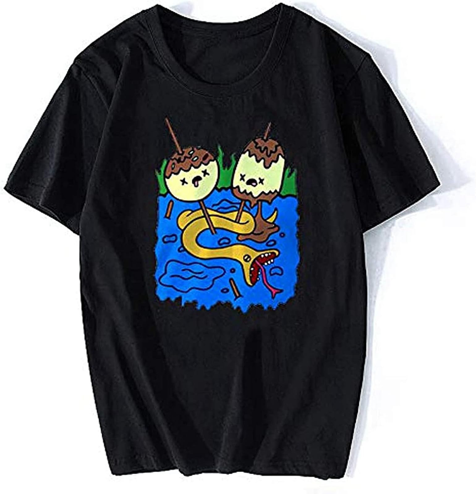 Princess Bubblegum Rock Shirt Adventure Time Tshirt Gift Tshirt Finn and Jake Tshirtens Funny Marceline T Shirt Gift for Men Black Size XL