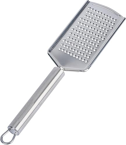 Miniatura 2 de Restaurantware Stainless Steel Fine Cheese Grater - German Standard Lemon Zester with Ergonomic Handle, Sharp Blades, Dishwasher Safe - Handheld