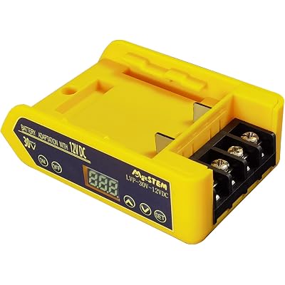 Low Voltage Protection Power Wheels Battery Adapter Compatible for Dewalt Battery Adapter 12V 20V 12V-30V with DC-DC 12V 2.5A