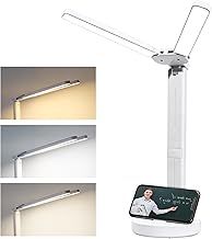 GOSO Desk Light, LED Light, Double Light Source, Eye Friendly, 800 lm, Bright, Ultra Bright, New, Energy Saving, Table Light, Multi Angle Adjustment, 5 Level Adjustment, Stepless Dimming, High Color