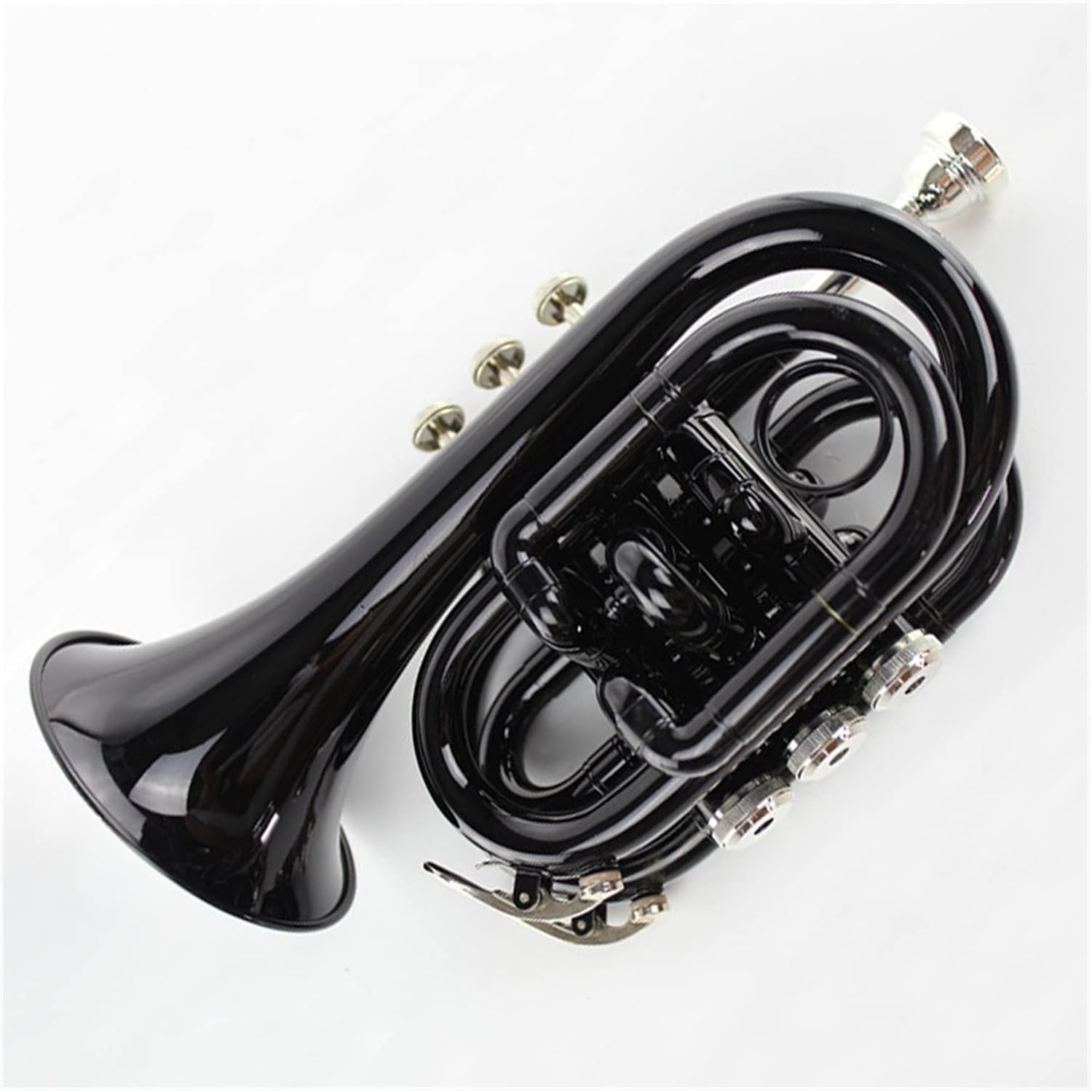 Pocket Trumpet Beginner Wind Instrument B Flat Pocket