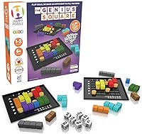 Genius Square STEM Puzzle Game by The Happy Puzzle Company - Game of the Year Winner, 62,000+ Solutions, Dice Roll Race to Fill Grid!