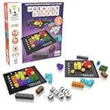 The Genius Square from The Happy Puzzle Company – Game of The Year Award Winner, 60000+ Solutions STEM Puzzle Game. Roll Dice, Race Your Opponent to Fill Grid with Different Shapes!