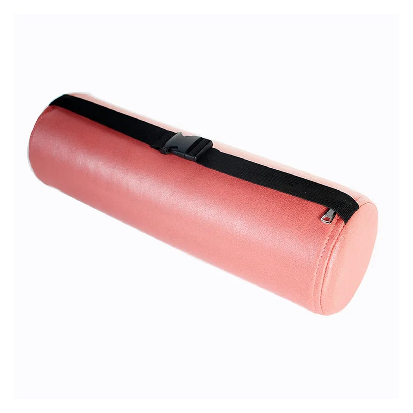 Luoaxinn Pink Lumbar Roll Pillow Lumbar Support Roll Cylindrical Waist Office Home Fabric Pillow(,12Cm*40Cm)
