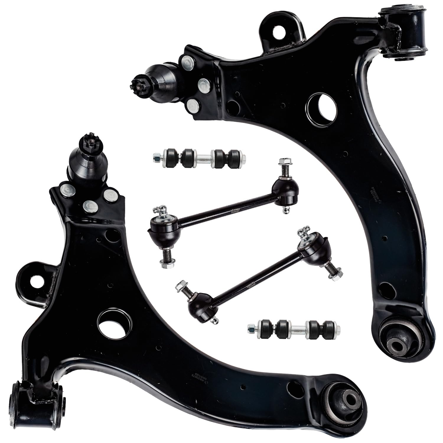 Detroit Axle - 6pc Front End Control Arms Kit for Chevy Impala Monte Carlo