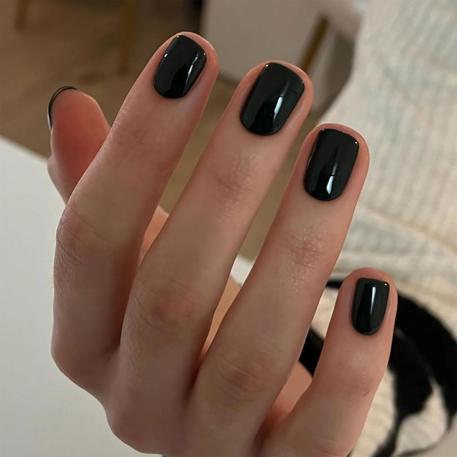 Cosmeria Press On Nails Kort, kunstmatige nagels om op te plakken voor een prachtige uitstraling, eenvoudige toepassing en duurzame oplossingen