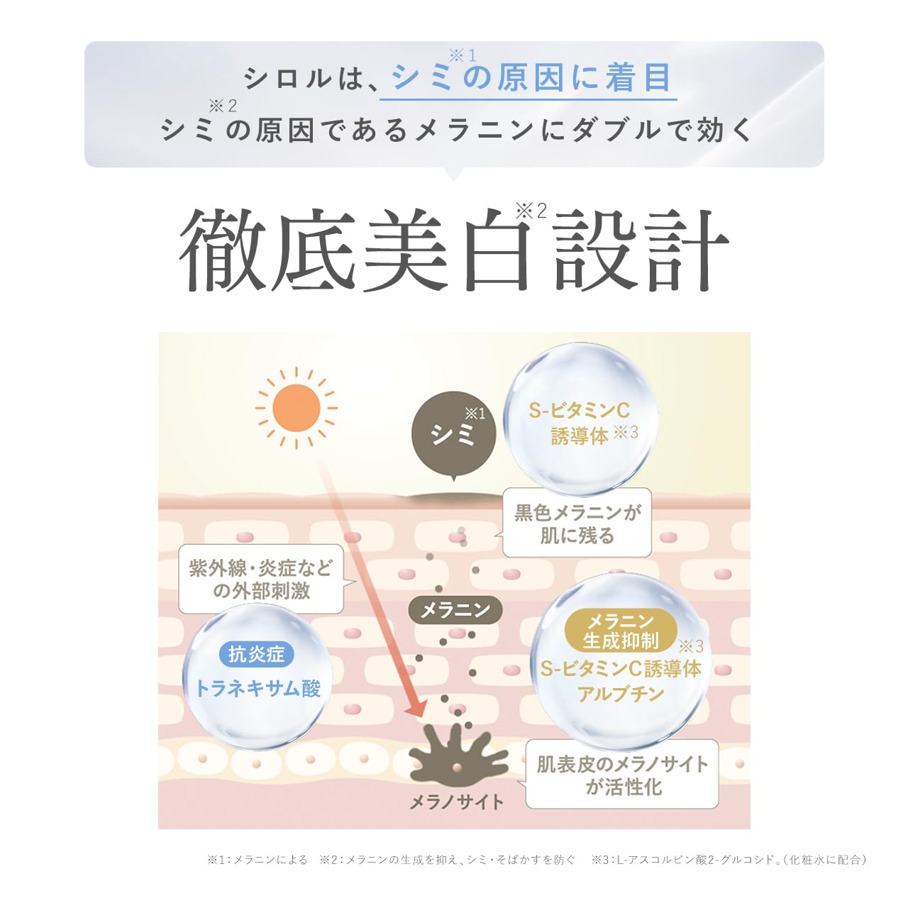 Amazon | SHIRORU (シロル) 化粧水100ml クリーム30g W美白クリスタル