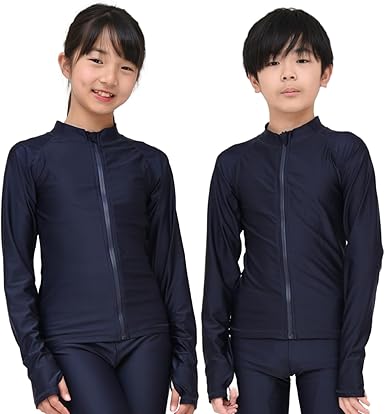 水着・ラッシュガード uniform experiment  UE PONCHO Amazon.co.jp: [Kuhvvse] 小学生 中学生 水着 女の子 スクール