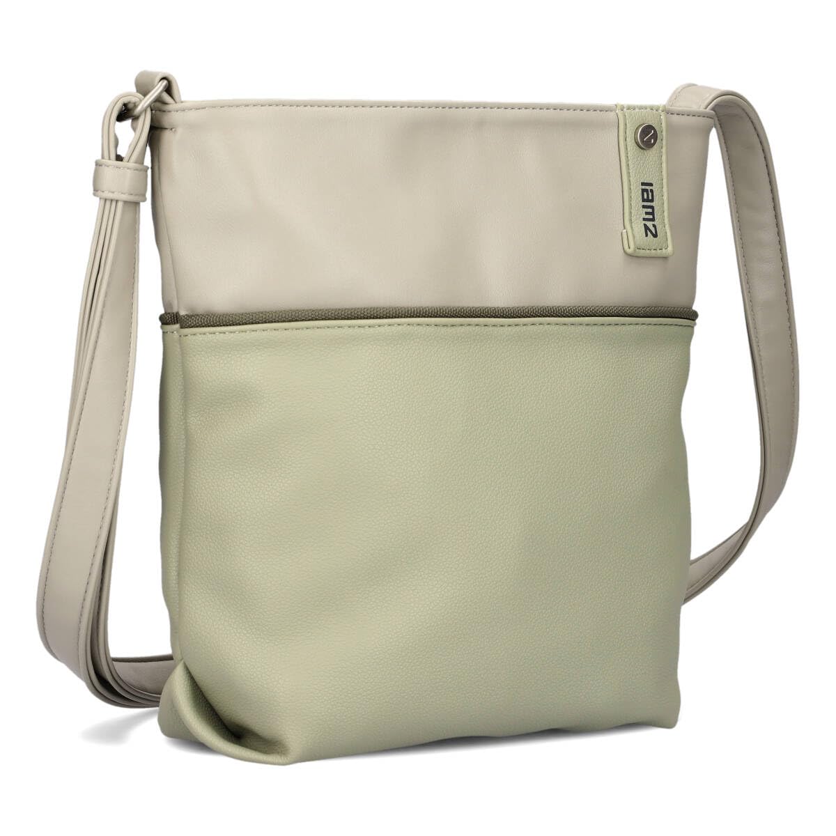 ZWEI Crossbody Bag J10 – JANA Kollektion, 5 Liter, Bicolor Canvas-Stil