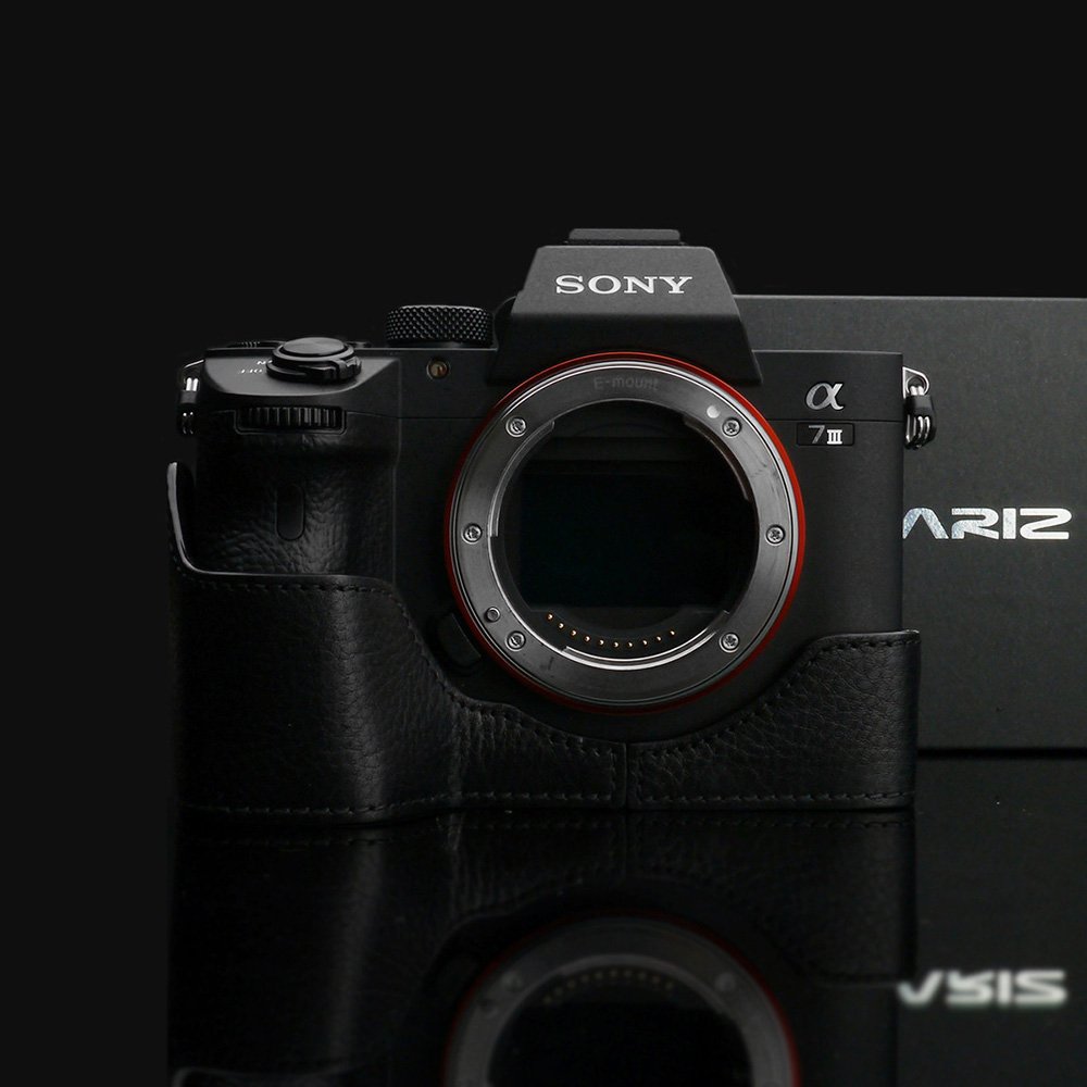 Amazon.co.jp: GARIZ SONY α9/α7R III/α7 III 兼用 本革カメラケース