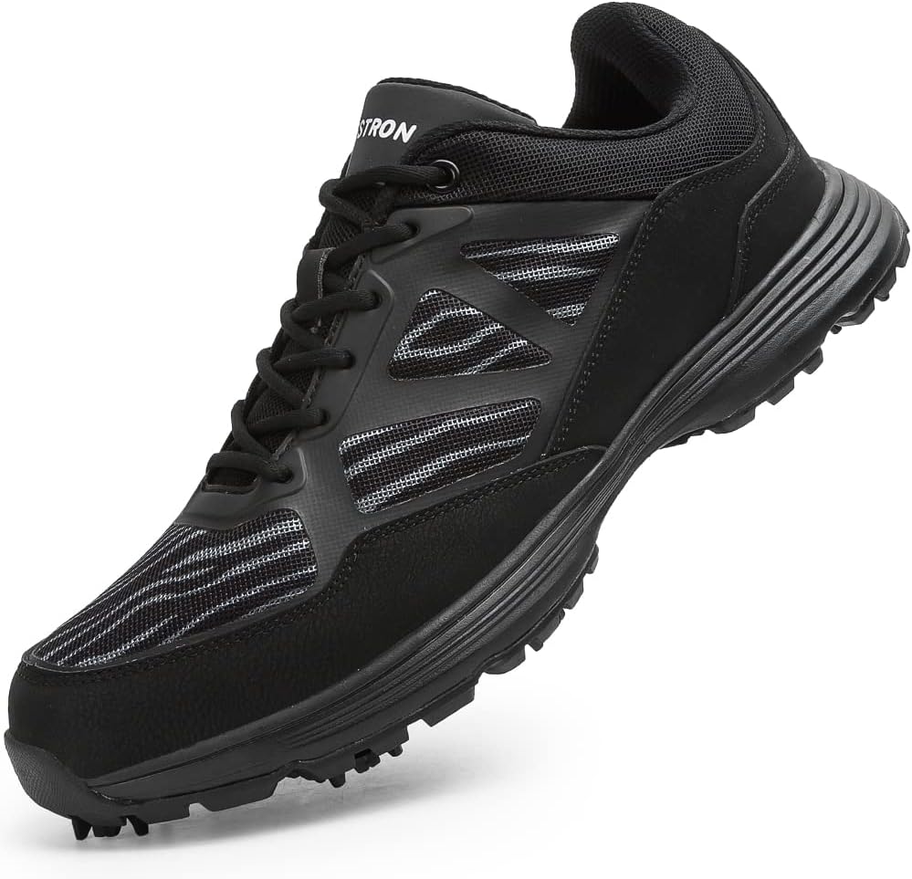 THESTRON Men Golf Shoes Spring Summer Breathable Spikeless Golf Training Sport Sneakers Big Size US 7-14 Golf Walking Shoes