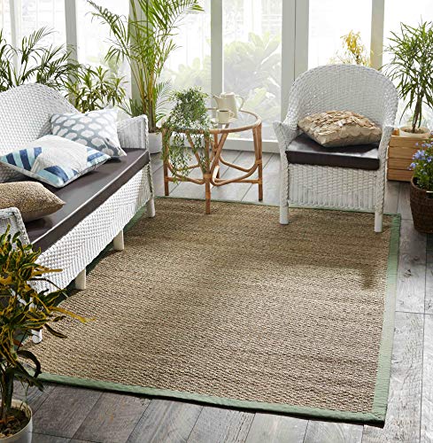 Chesapeake Seagrass 5-Foot By 7-Foot Area Rug, Sage #TOP5