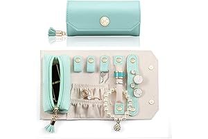 Vlando Trace Small Travel Jewelry Roll Case