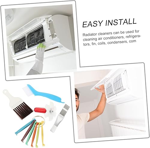 Miniatura 5 de Baluue 1 Unidades Condensador de AC Bobina de CA Peine de Aleta de Aire Acondicionado Peine de Aleta Peine de Aleta de Plástico Aleta Aleta