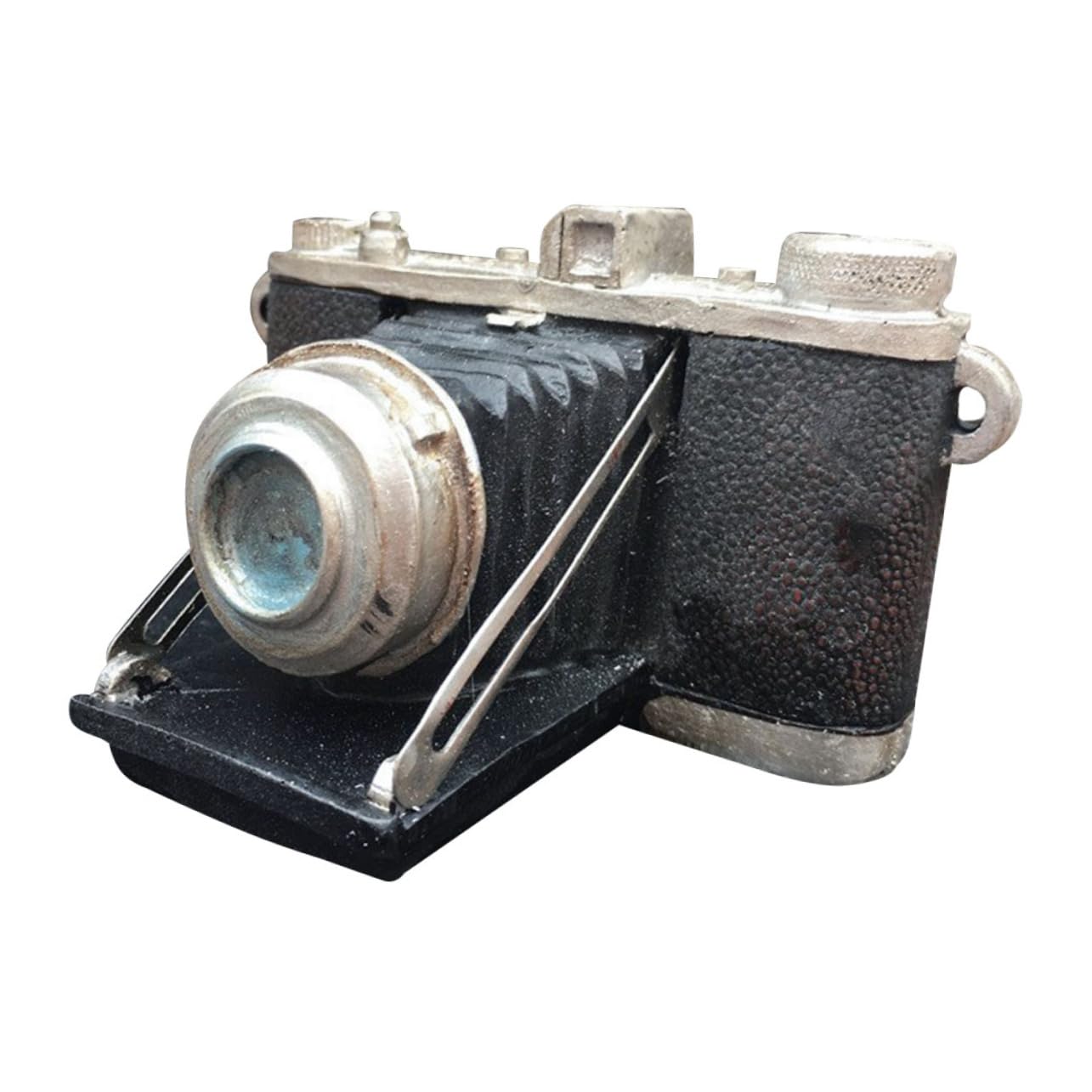 BIUDECO Retro Bauble Process Vintage Camera Retro Decoration Camera Props Tabletop Decor Miniture Decoration Camera Figurine Miniature Camera Old Camera Prop Synthetic Resin Black