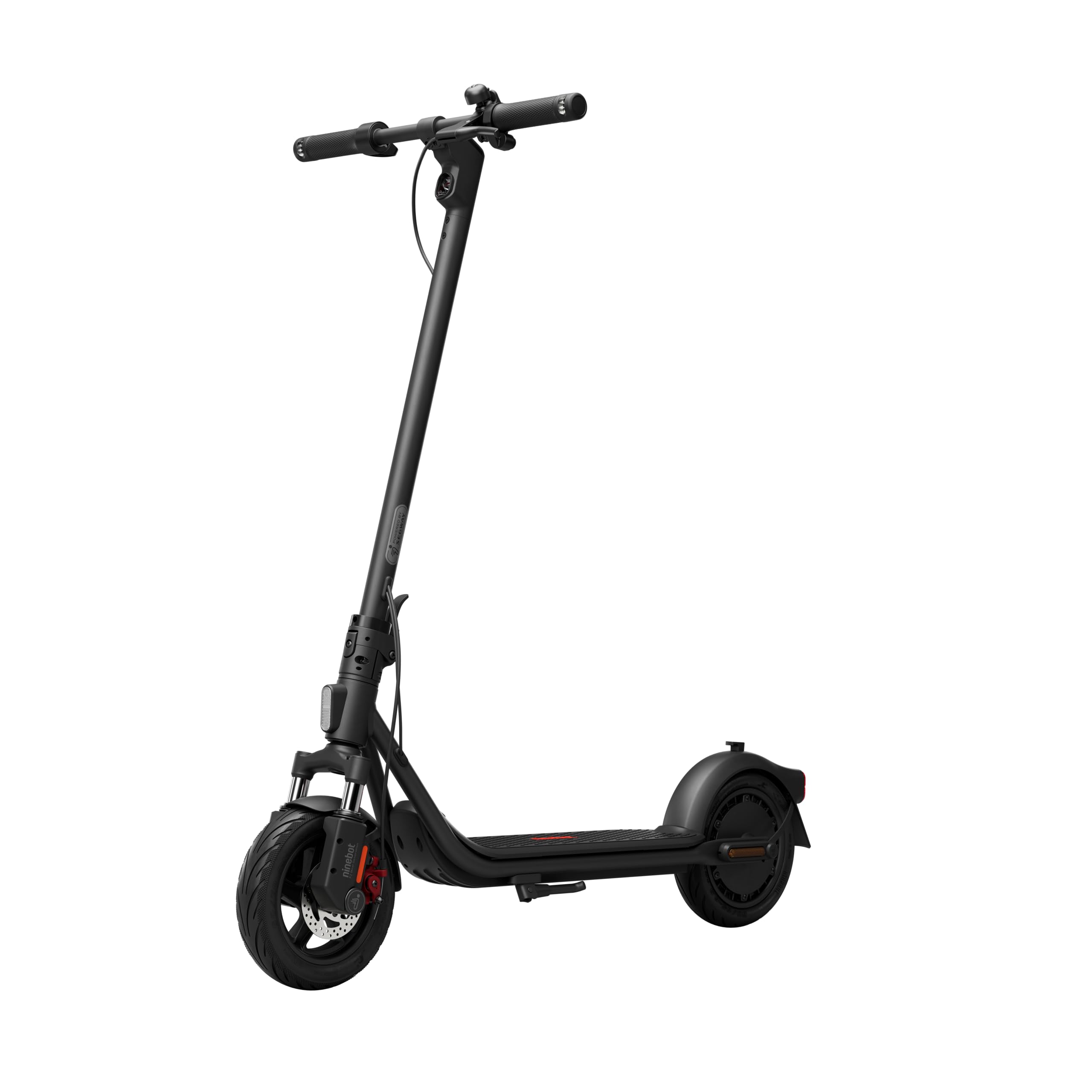 Segway Ninebot F2 D II, E-Scooter mit Deutscher Straßenzulassung, 55 km Reichweite, Doppel-Federung vorne, 800 W Motor, faltbar, 17,3 kg leicht, 10-Zoll Reifen, IPX5