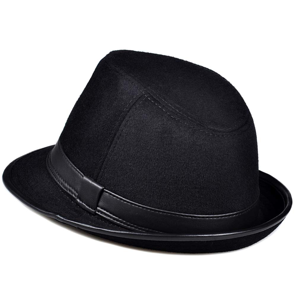 DongBao Cappello Fedora Trilby Cappello Jazz Cappello Panama Stile Golf Cappello Teardrop per Feste di Matrimonio e all'aperto