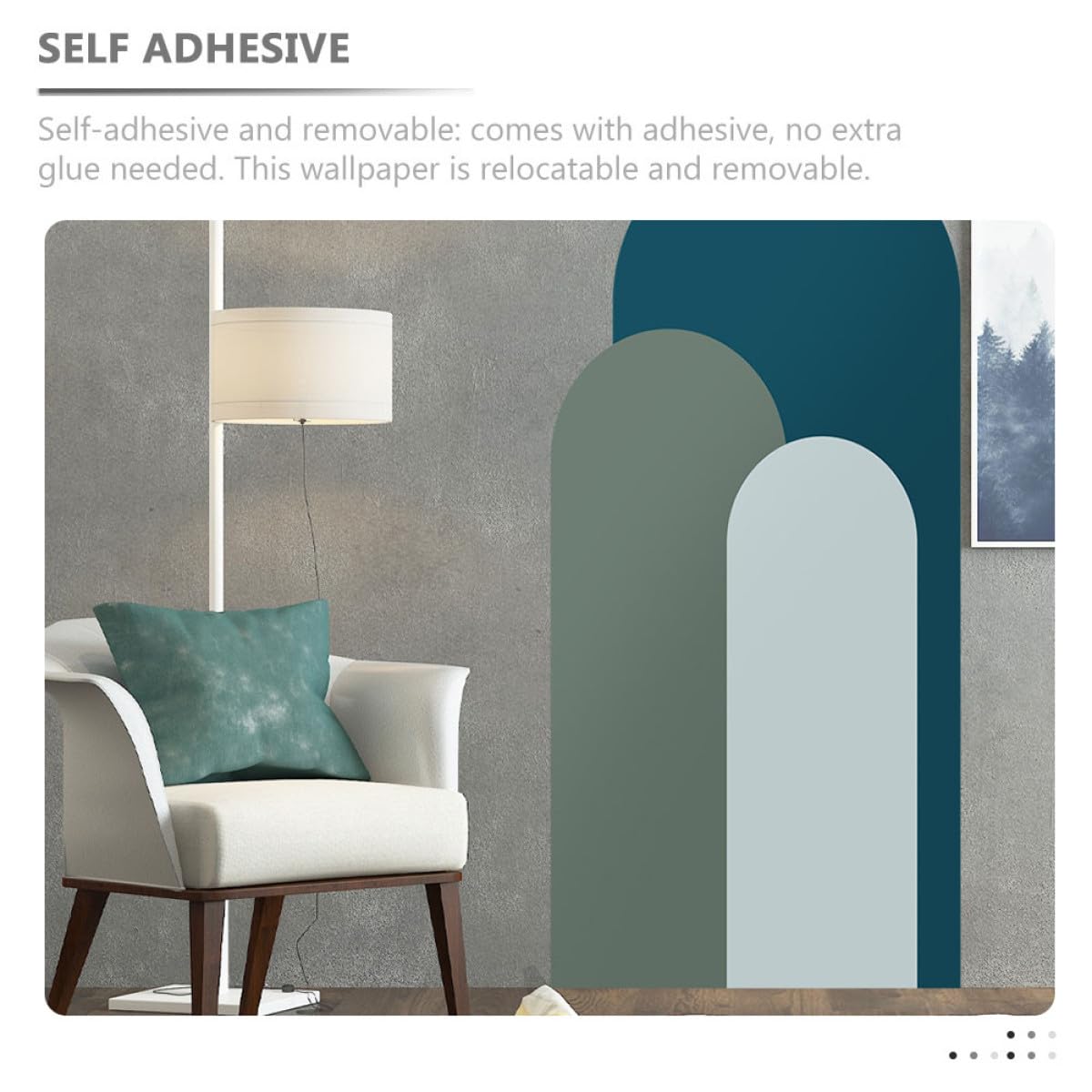 Alipis Adesivi Murali Decorativi Geometrici per Pareti Soggiorno e Cameretta Ragazzo Ragazza Adesivi Rimovibili per Decorazione Interna